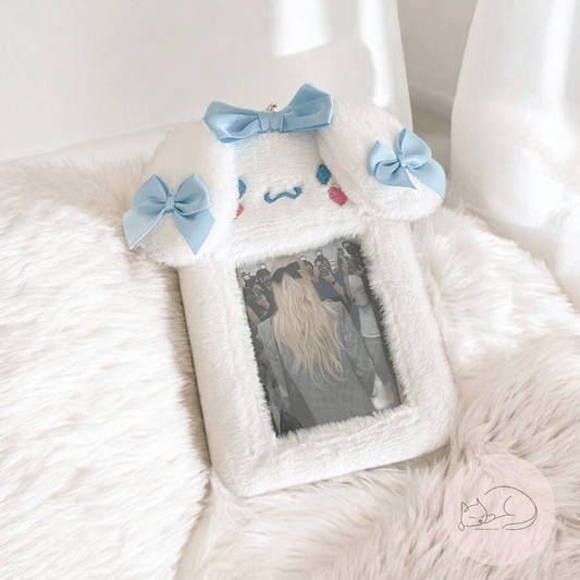Kawaii Ribbon Plush Photocard Holder-Dream With Kat