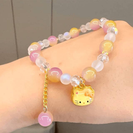 Adorable Cute Kitty Milky Jelly Bracelet-Dream With Kat