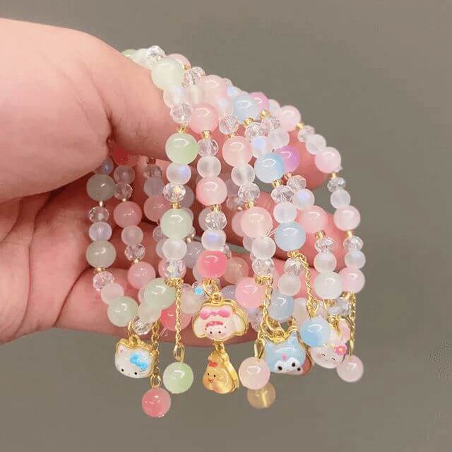 Adorable Sweet Bunny Milky Jelly Bracelet-Dream With Kat