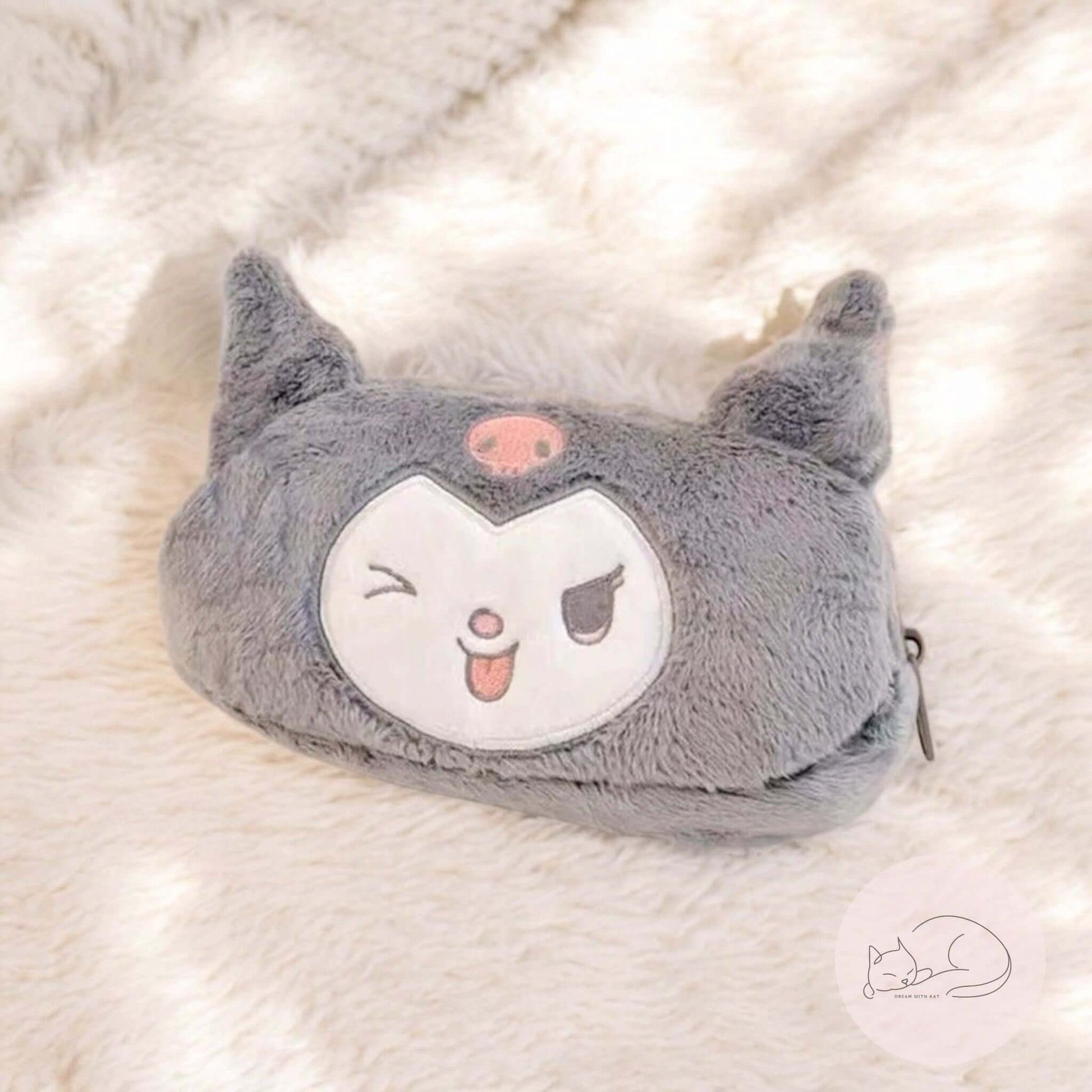 Kawaii Plush Pencil Case and Makeup Bag-Dream With Kat
