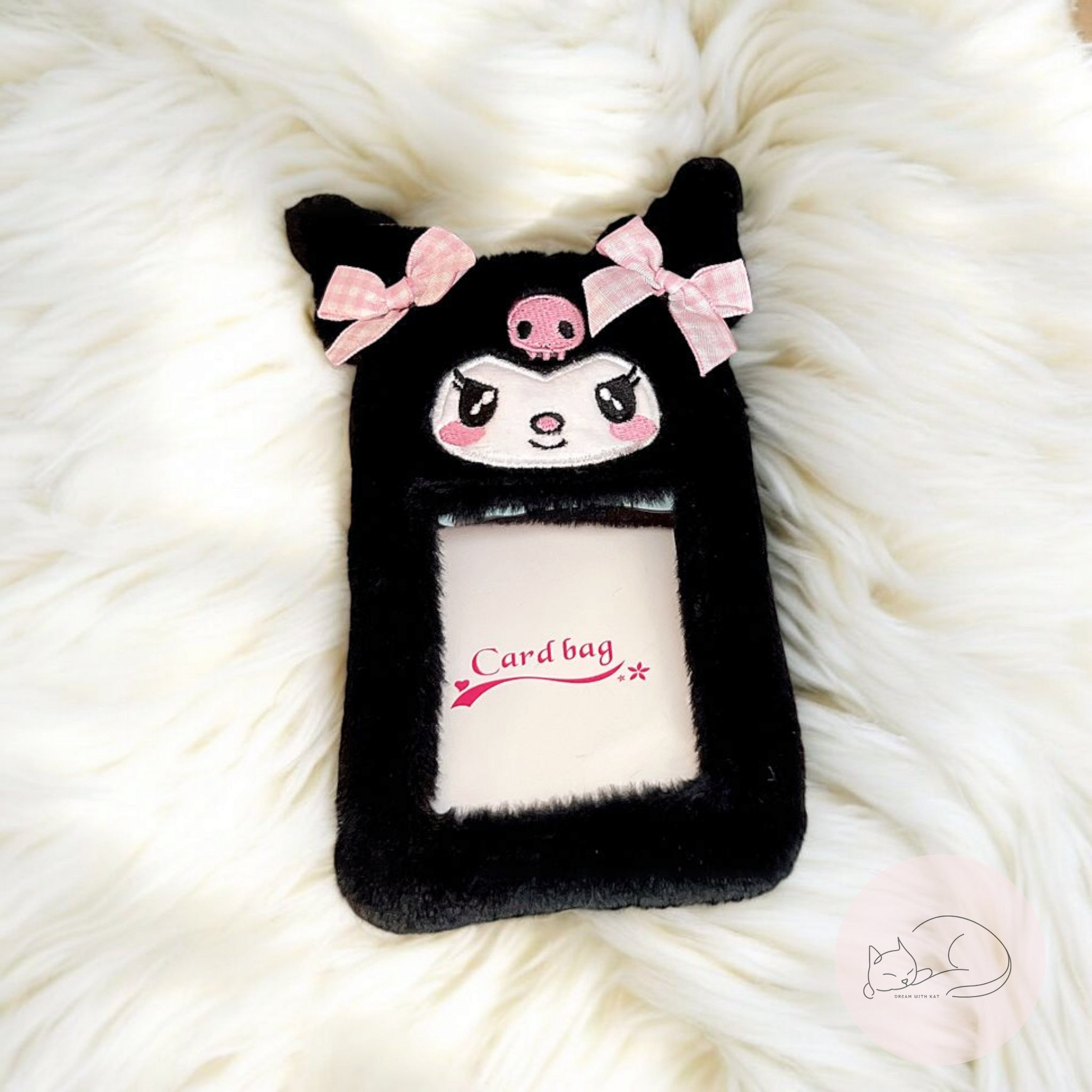 Kawaii Dark Rebel Heart Photocard Holder -  Dream With Kat