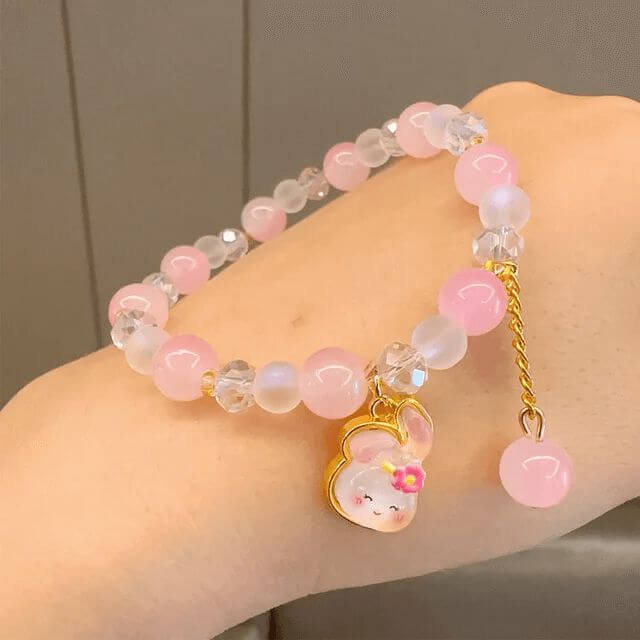Adorable Bunny Milky Jelly Bracelet-Dream With Kat