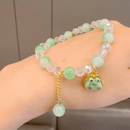 Adorable Frog Milky Jelly Bracelet-Dream With Kat