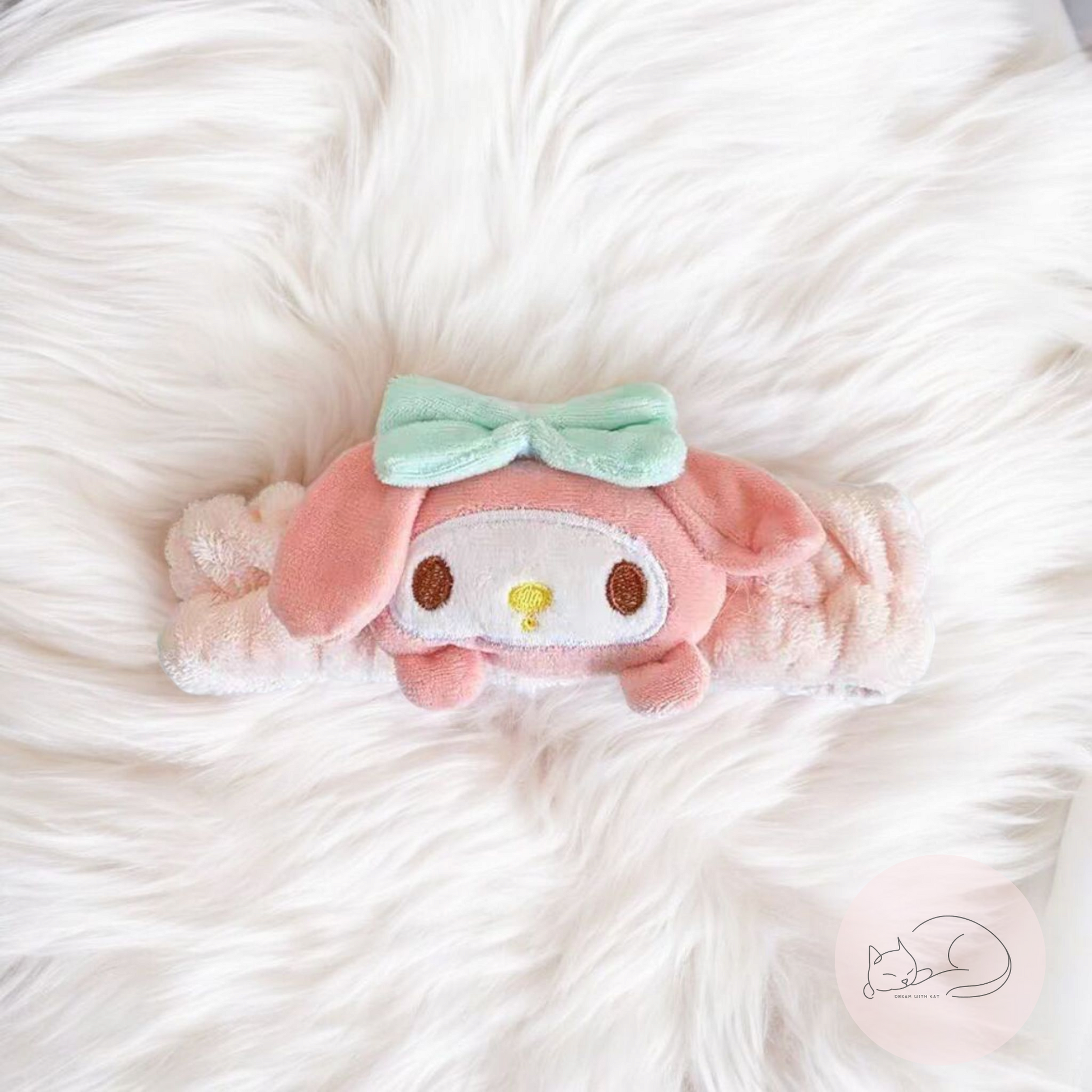 Dreamy Plush Headband – Kawaii Selfcare Essential - Dream With Kat