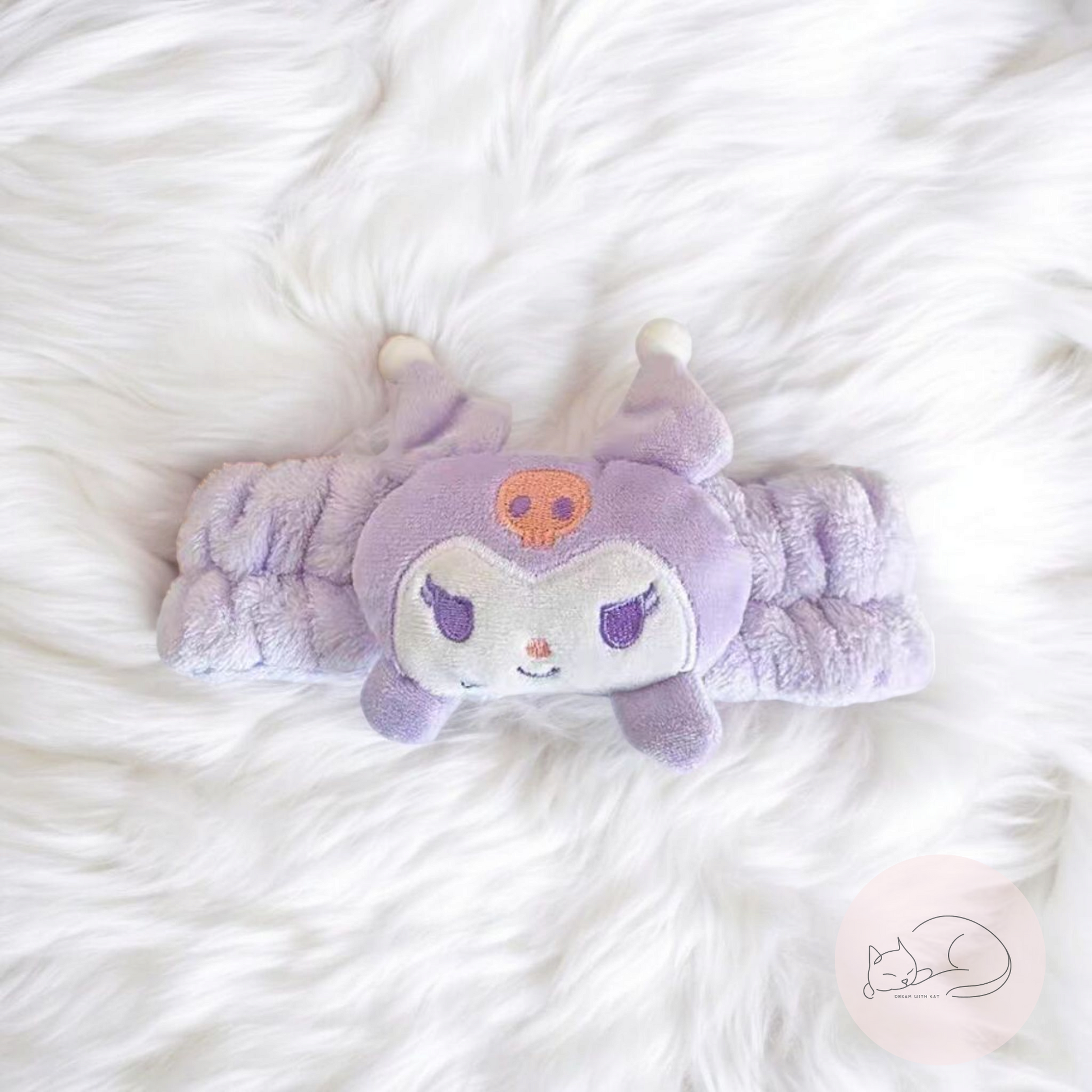 Dreamy Plush Headband – Kawaii Selfcare Essential - Dream With Kat