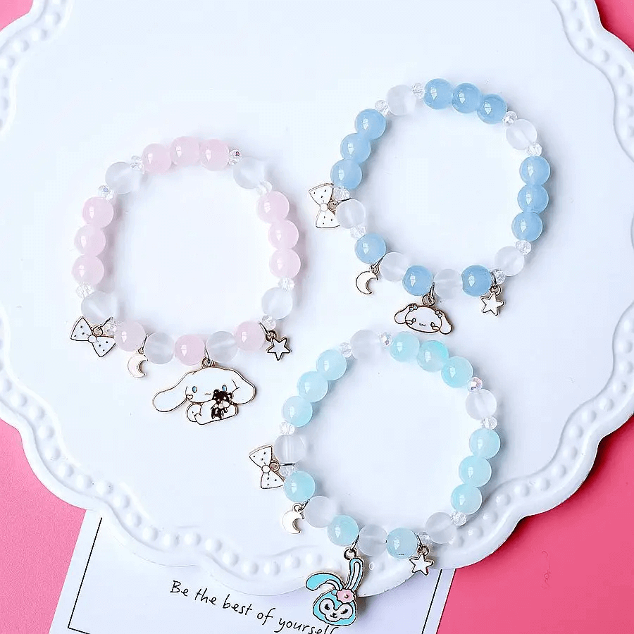 Milky Pastel Dream Sassy Bunny Bracelets-Dream With Kat