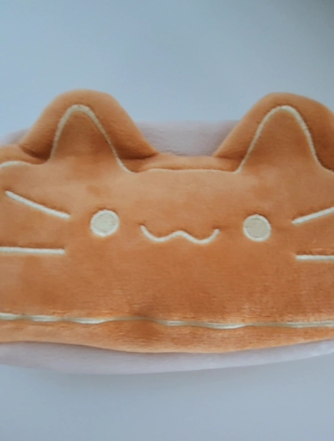 Dream With Kat Kawaii Cat Bread Plush Pencil Case and Makeup Bag