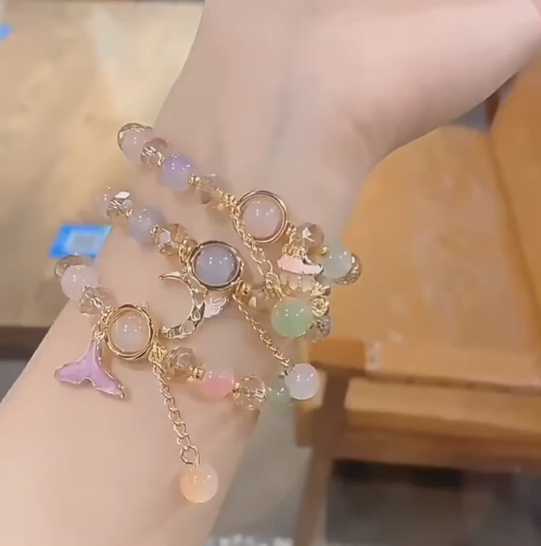 Colorful Crystal Beaded Bracelet - Dream With Kat