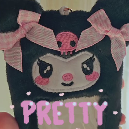 Kawaii Dark Rebel Heart Photocard Holder -  Dream With Kat
