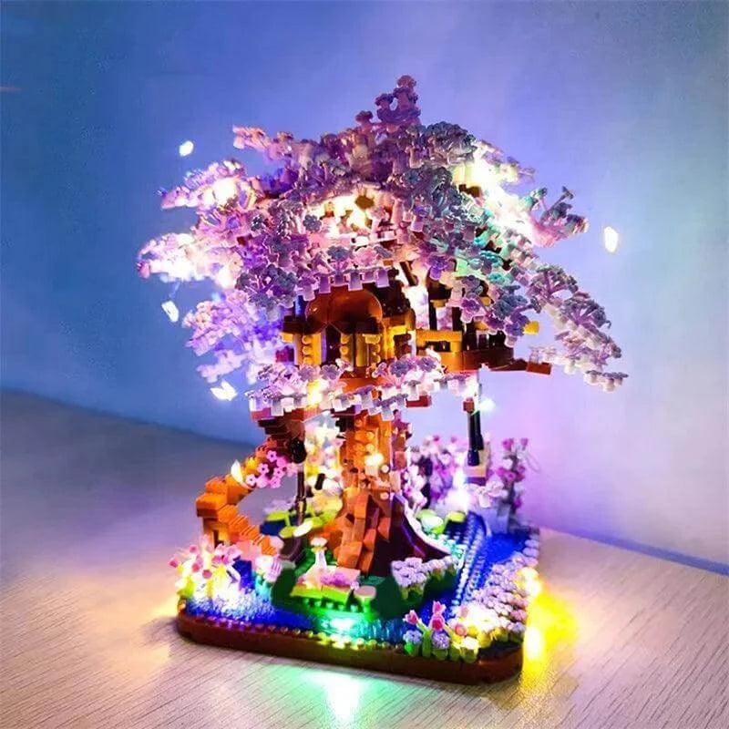 Sakura Tree House with Lights – Adorable Cherry – Dream With Kat